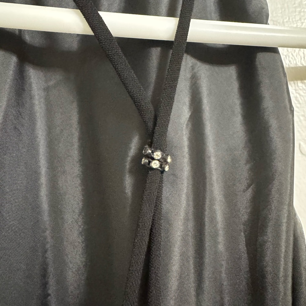 Vintage Evan Picone  Elegant Black Maxi Dress - Picture 6 of 8